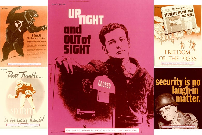 Various NSA posters.